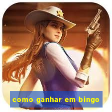 como ganhar em bingo